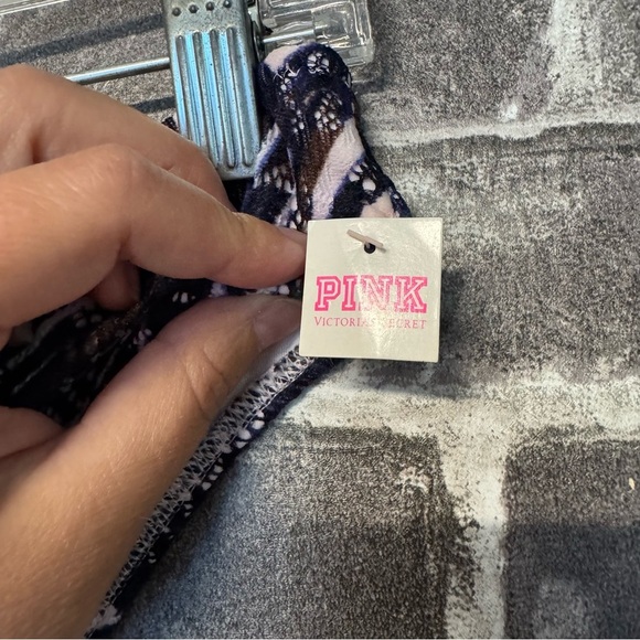 NWT Victoria’s Secret PINK mini bikini bottom leaf print - Picture 5 of 8